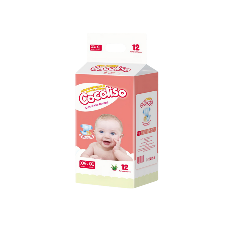 13 Pañal Desechable Para Bebé Cocoliso - Talla XXL/XXG – Caja De 12 Paquetes x 12 Und - Imagen 1