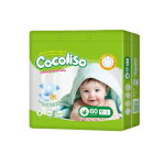 Pañal Desechable Para Bebé Cocoliso - Talla G/L - Caja De 4 Paquetes x 60 Und