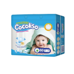 Pañal Desechable Para Bebé Cocoliso - Talla P/S - Caja De 4 Paquetes x 60 Und