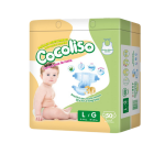 Pañal Desechable Para Bebé Cocoliso - Talla L/G - Caja De 4 Paquetes x 50 Und
