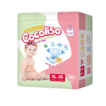 Pañal Desechable Para Bebé Cocoliso - Talla XL/XG - Caja De 4 Paquetes x 50 Und