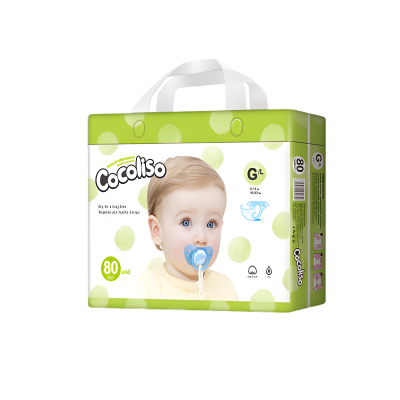 Pañal Desechable Para Bebé Cocoliso -Talla G/L - Caja De 4 Paquetes x 80 Und