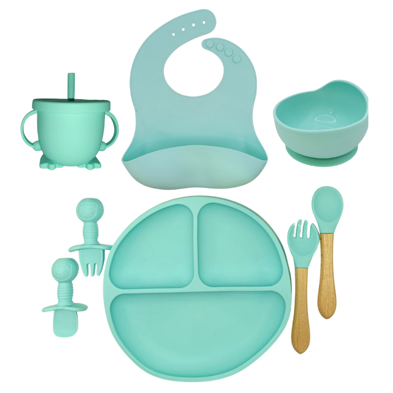 360 Juego De Platos De Silicona Para Bebés - Cocoliso - Imagen 1
